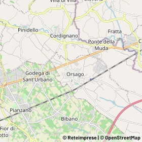 Mappa Orsago