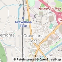 Mapa Gravellona Toce