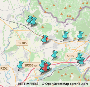 Mappa Via Goffredo Mameli, 34070 Moraro GO, Italia (4.61733)