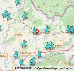 Mappa Via Goffredo Mameli, 34070 Moraro GO, Italia (5.8925)