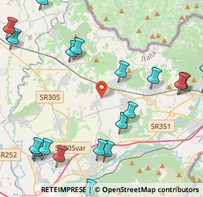 Mappa Via Goffredo Mameli, 34070 Moraro GO, Italia (5.7155)