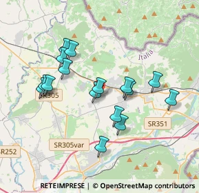 Mappa Via Goffredo Mameli, 34070 Moraro GO, Italia (3.32063)