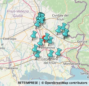 Mappa Via Roma, 33050 Santa Maria La Longa UD, Italia (11.487)