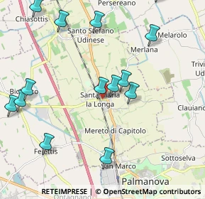 Mappa Via Roma, 33050 Santa Maria La Longa UD, Italia (2.41286)