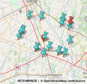 Mappa Via Roma, 33050 Santa Maria La Longa UD, Italia (7.25944)