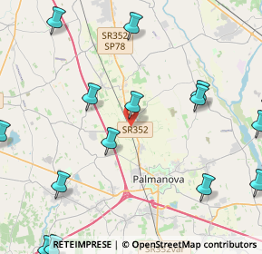 Mappa Via Roma, 33050 Santa Maria La Longa UD, Italia (6.6815)