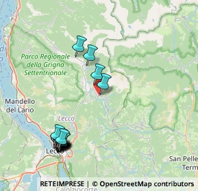 Mappa SP64, 23817 Cassina Valsassina LC, Italia (9.3265)