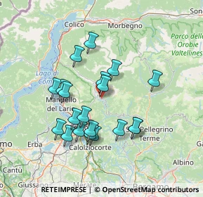 Mappa SP64, 23817 Cassina Valsassina LC, Italia (12.733)