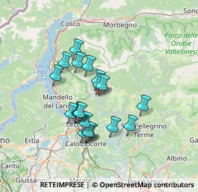 Mappa Via per Concenedo, 23817 Moggio LC, Italia (11.3025)