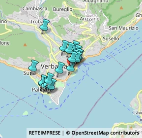 Mappa Via Brigata Valgrande Martire, 28921 Pallanza VB, Italia (1.1555)