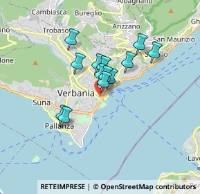 Mappa Via Brigata Valgrande Martire, 28921 Pallanza VB, Italia (1.22692)