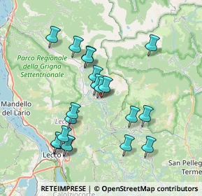 Mappa Moggio, 23817 Moggio LC, Italia (7.1785)