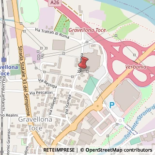 Mappa Via Stampa, 60, 28883 Gravellona Toce, Verbano-Cusio-Ossola (Piemonte)