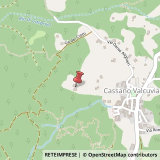 Mappa Via dei Crotti, 125, 21030 Cassano Valcuvia, Varese (Lombardia)
