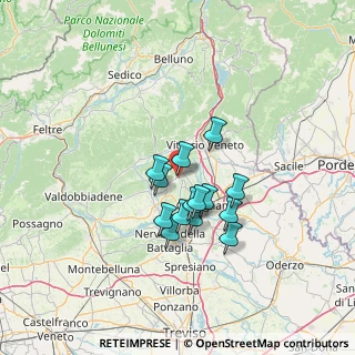 Mappa Via Mire Basse, 31020 Refrontolo TV, Italia (9.81571)