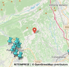 Mappa Via Mire Basse, 31020 Refrontolo TV, Italia (6.35833)
