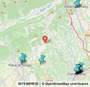 Mappa Via Mire Basse, 31020 Refrontolo TV, Italia (7.03667)