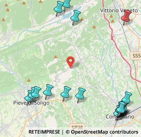 Mappa Via Mire Basse, 31020 Refrontolo TV, Italia (6.402)