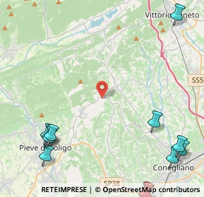 Mappa Via Mire Basse, 31020 Refrontolo TV, Italia (7.11929)