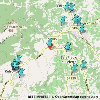 Mappa Via Mire Basse, 31020 Refrontolo TV, Italia (1.5045)