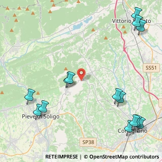 Mappa Via Mire Basse, 31020 Refrontolo TV, Italia (6.05786)