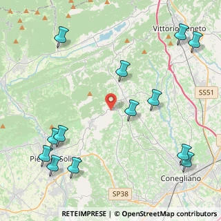 Mappa Via Mire Basse, 31020 Refrontolo TV, Italia (5.58846)