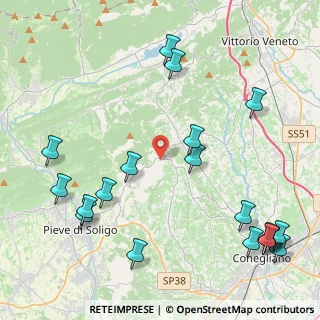 Mappa Via Mire Basse, 31020 Refrontolo TV, Italia (5.49263)
