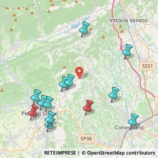 Mappa Via Mire Basse, 31020 Refrontolo TV, Italia (5.07692)
