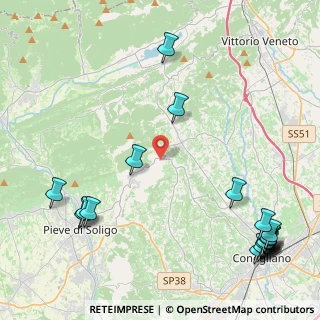 Mappa Via Mire Basse, 31020 Refrontolo TV, Italia (6.292)