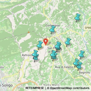 Mappa Via Mire Basse, 31020 Refrontolo TV, Italia (2.09154)