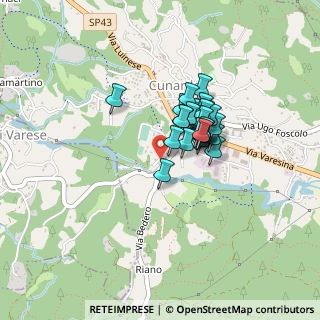 Mappa Via Gioacchino Rossini, 21035 Cunardo VA, Italia (0.275)