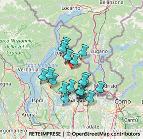 Mappa Via Gioacchino Rossini, 21035 Cunardo VA, Italia (10.706)