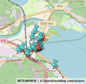Mappa Via Repubblica dell'Ossola, 28831 Baveno VB, Italia (0.634)