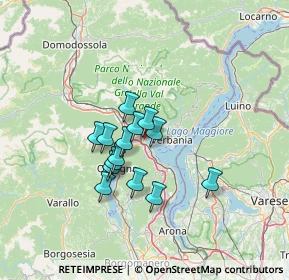 Mappa Via Repubblica dell'Ossola, 28831 Baveno VB, Italia (9.67357)