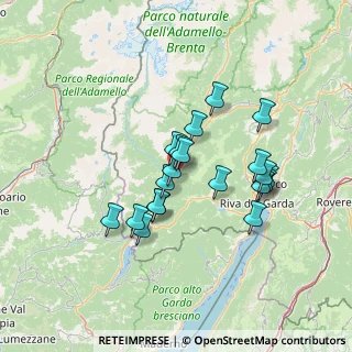 Mappa Pieve Di Bono, 38085 Pieve di Bono TN, Italia (11.3875)