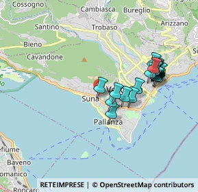 Mappa Via Enrico Toti, 28925 Verbania VB, Italia (1.707)