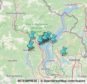 Mappa Via ai Ronchi, 28925 Verbania VB, Italia (6.14)