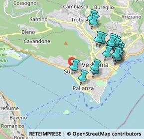 Mappa Via ai Ronchi, 28925 Verbania VB, Italia (1.9865)