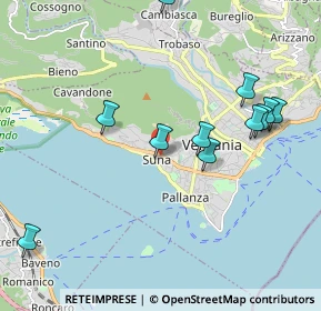 Mappa Via ai Ronchi, 28925 Verbania VB, Italia (2.08364)