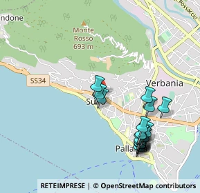 Mappa Via ai Ronchi, 28925 Verbania VB, Italia (1.067)