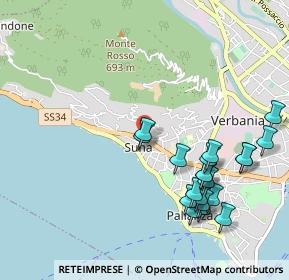 Mappa Via ai Ronchi, 28925 Verbania VB, Italia (1.1015)