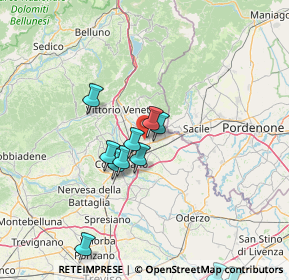 Mappa Via San Daniele, 31014 Colle Umberto TV, Italia (16.75667)