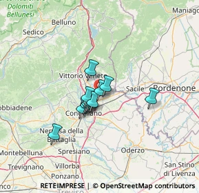 Mappa Via San Daniele, 31014 Colle Umberto TV, Italia (8.01273)