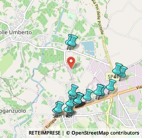 Mappa Via San Daniele, 31014 Colle Umberto TV, Italia (1.1015)