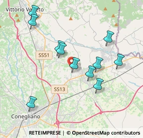 Mappa Via San Daniele, 31014 Colle Umberto TV, Italia (3.77818)