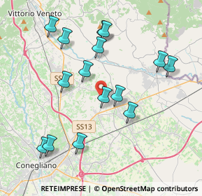 Mappa Via San Daniele, 31014 Colle Umberto TV, Italia (3.936)