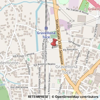 Mappa Via Stazione, 14, 28883 Gravellona Toce, Verbano-Cusio-Ossola (Piemonte)