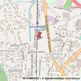 Mappa Via Stazione, 23, 28883 Gravellona Toce, Verbano-Cusio-Ossola (Piemonte)