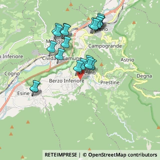 Mappa Via Prati, 25040 Bienno BS, Italia (1.925)