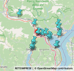 Mappa Ccle Centrolaghi Unita', 28883 Gravellona Toce VB, Italia (6.01167)